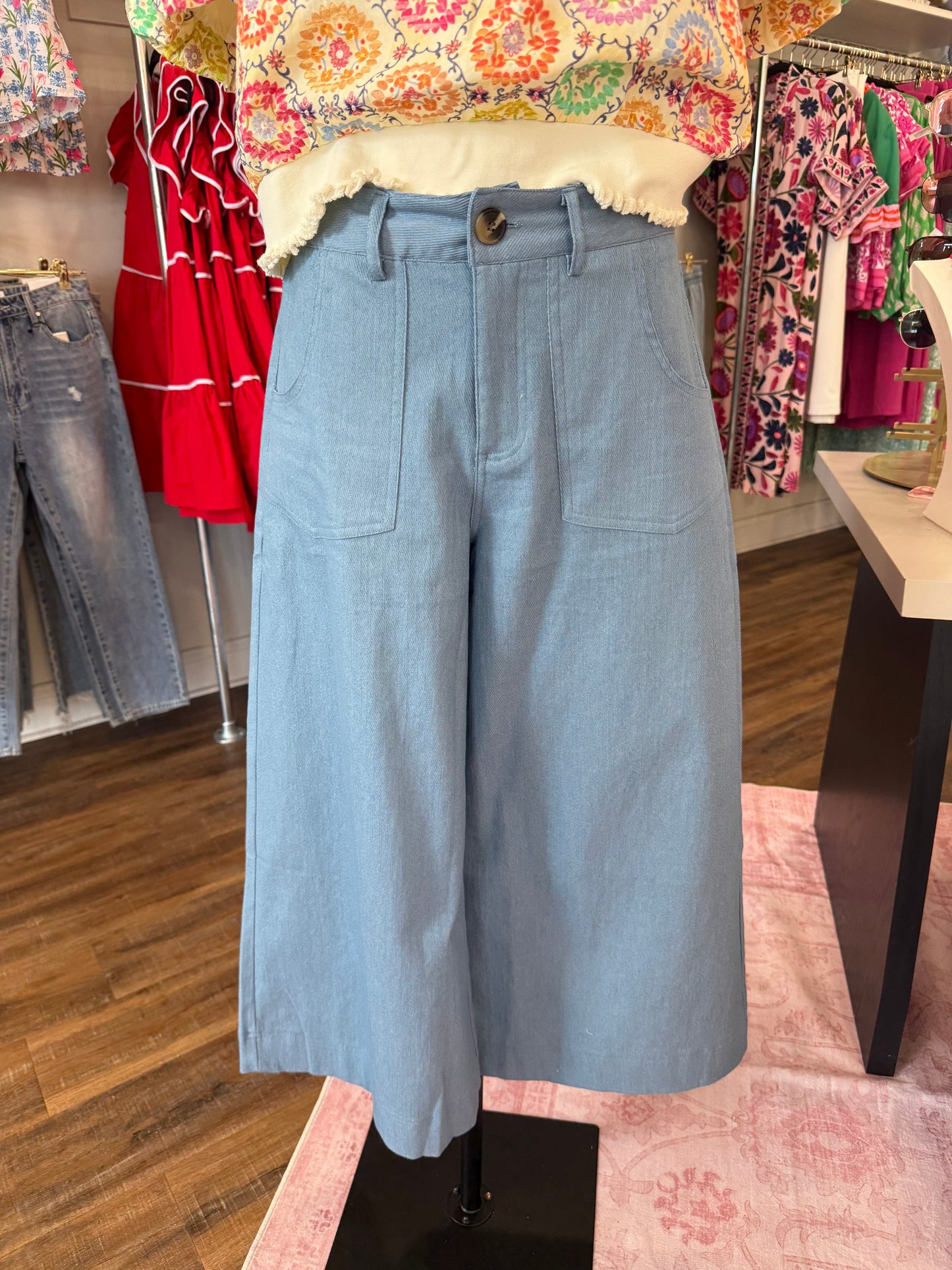 Glam- Sky Wide-Leg Pants