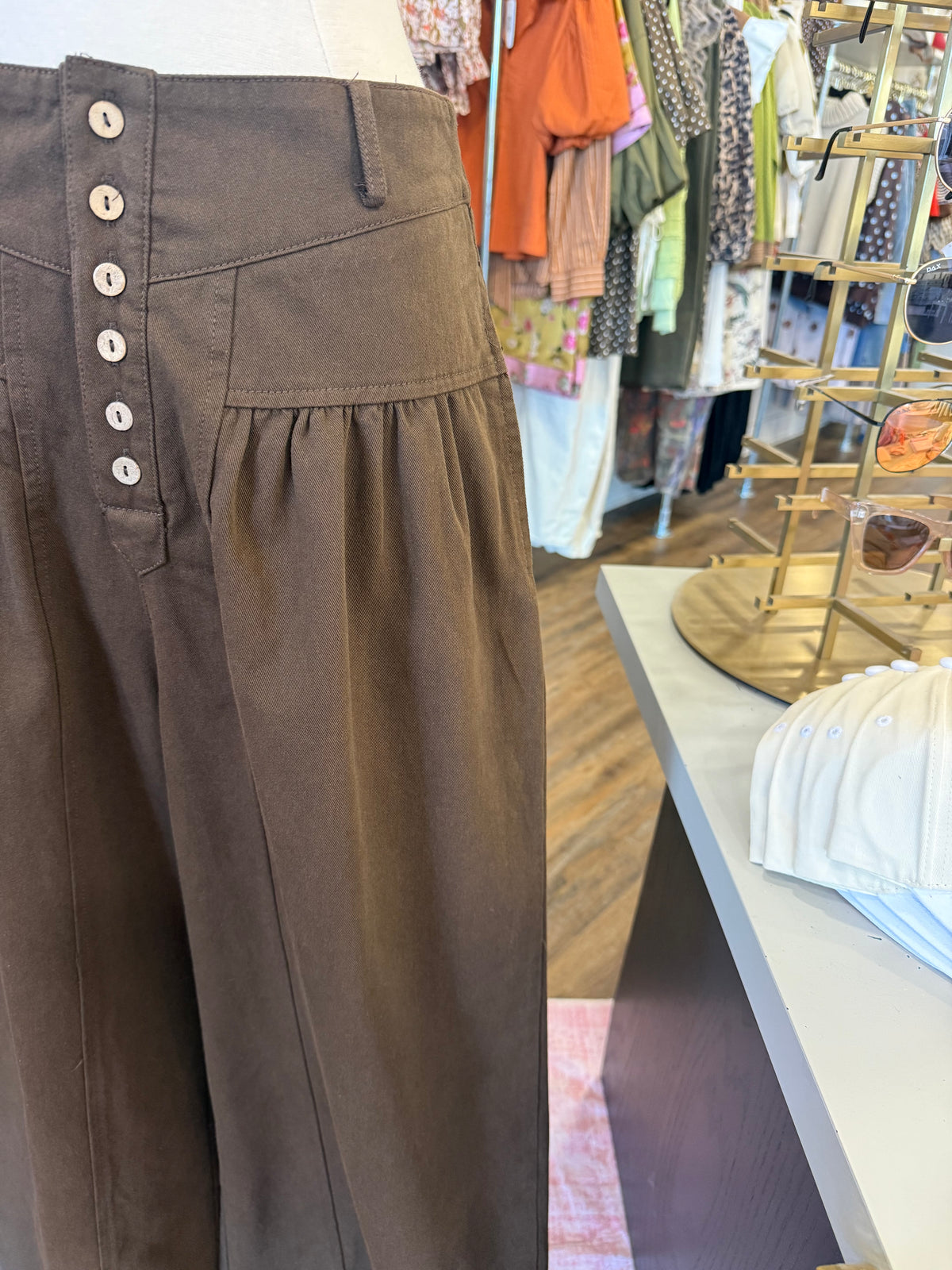 D&R- Espresso Cotton Twill Pants