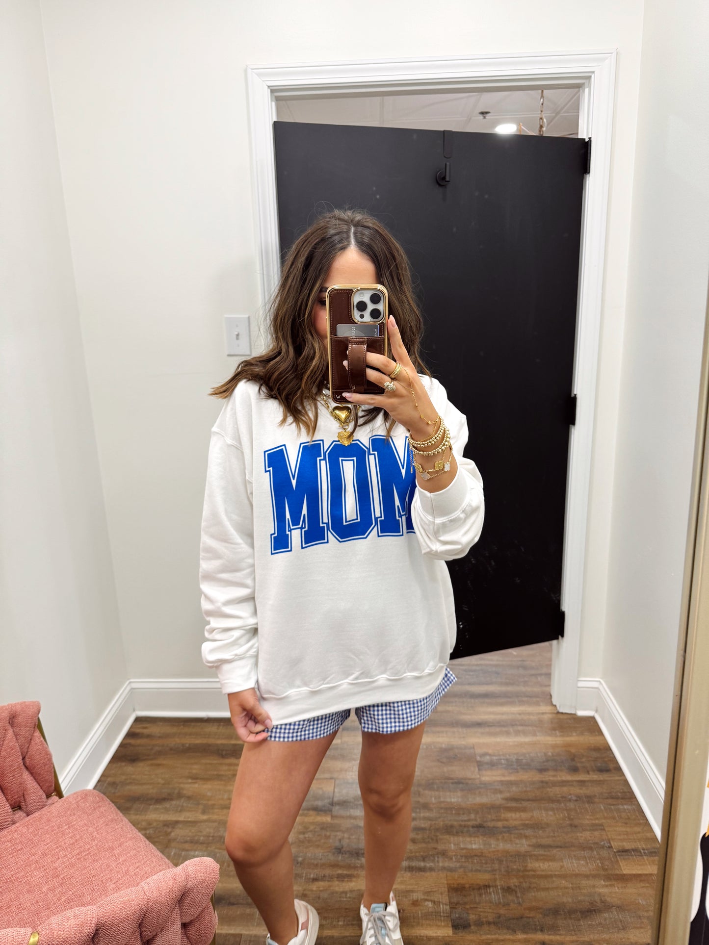 MOM Sweatshirt in Blue