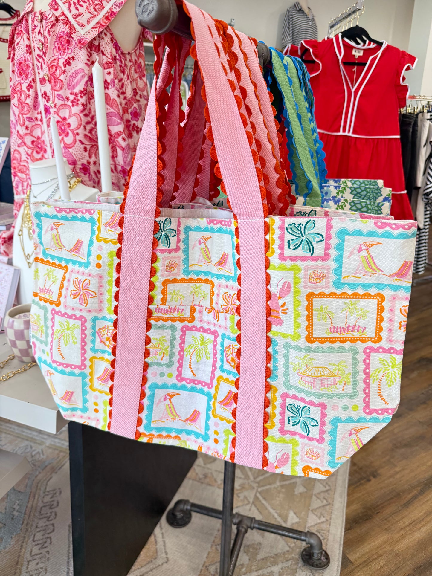 MS- Happy Place Tote Bag