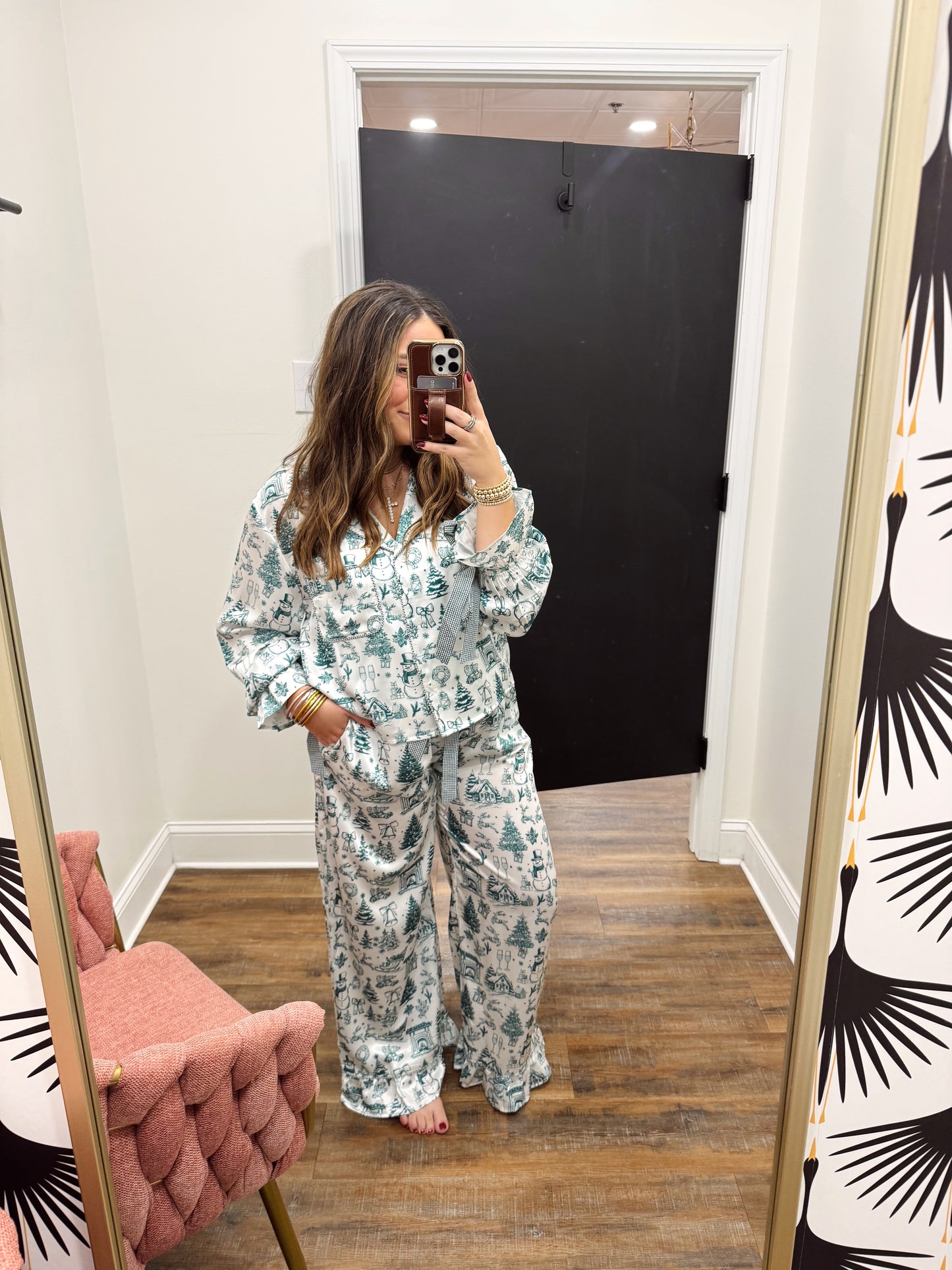 Gingham PJ Set