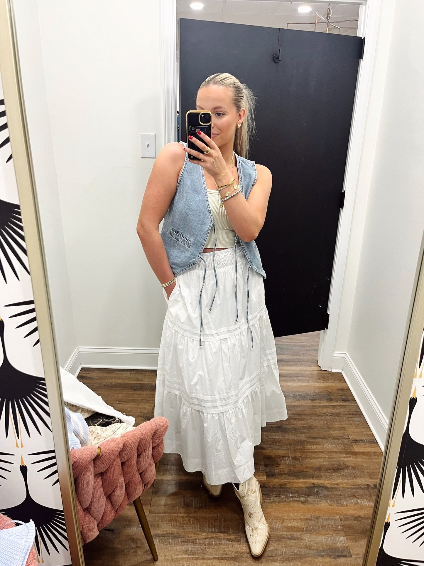 Mary Poplin Skirt