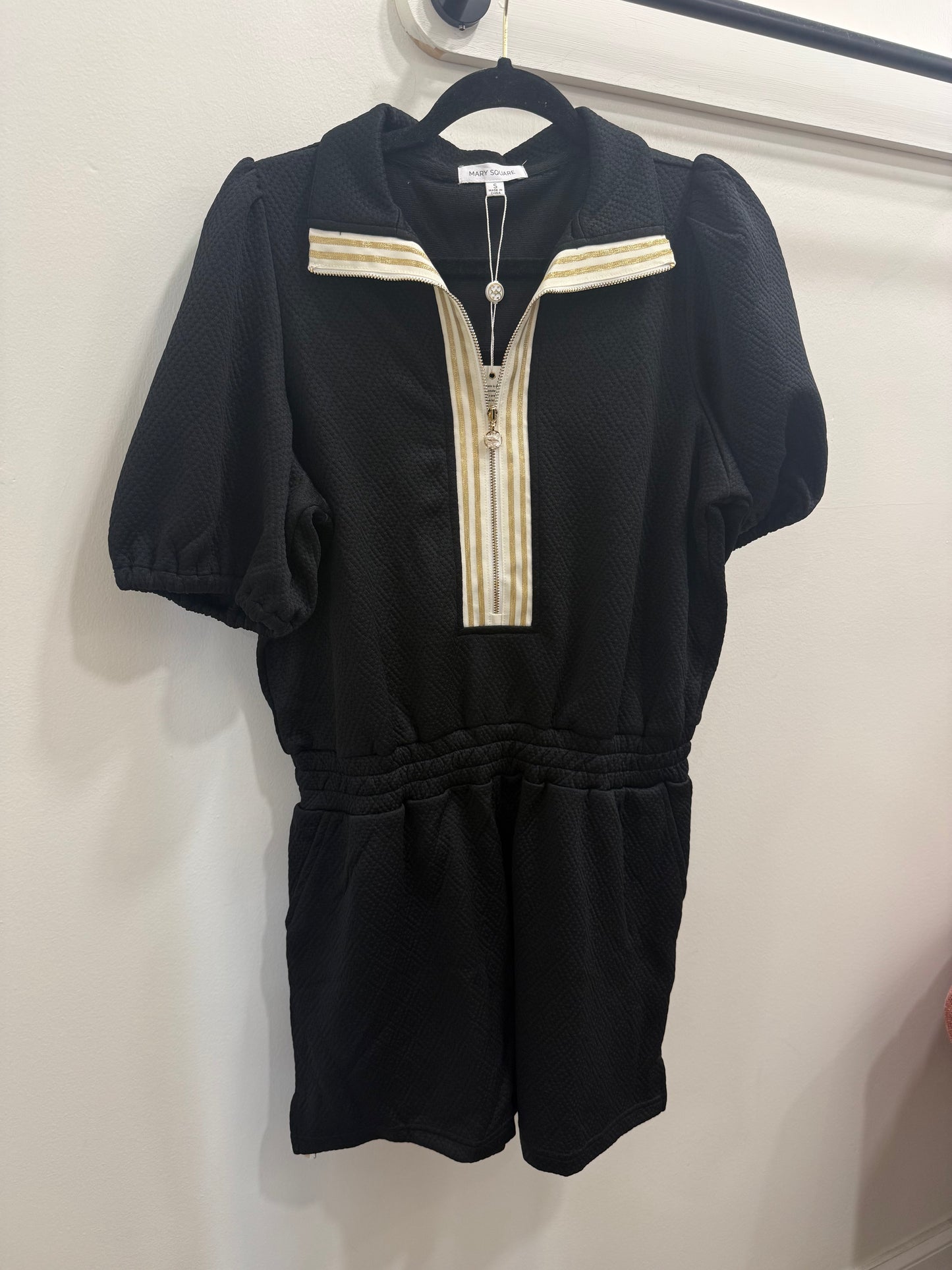 MS- Black Andie Romper