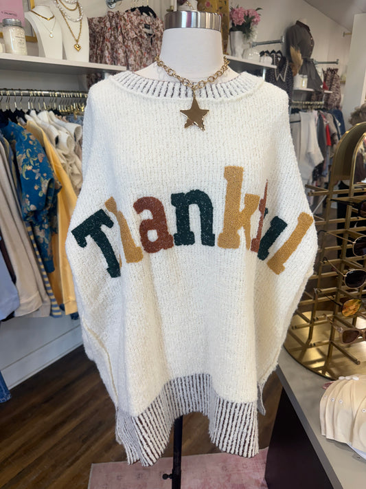 PL- Thankful Rib Sweater