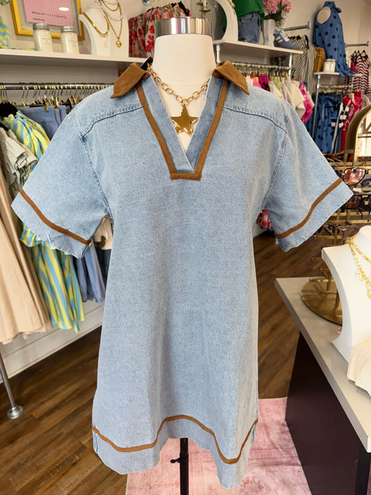 D+M- Washed Denim Dress