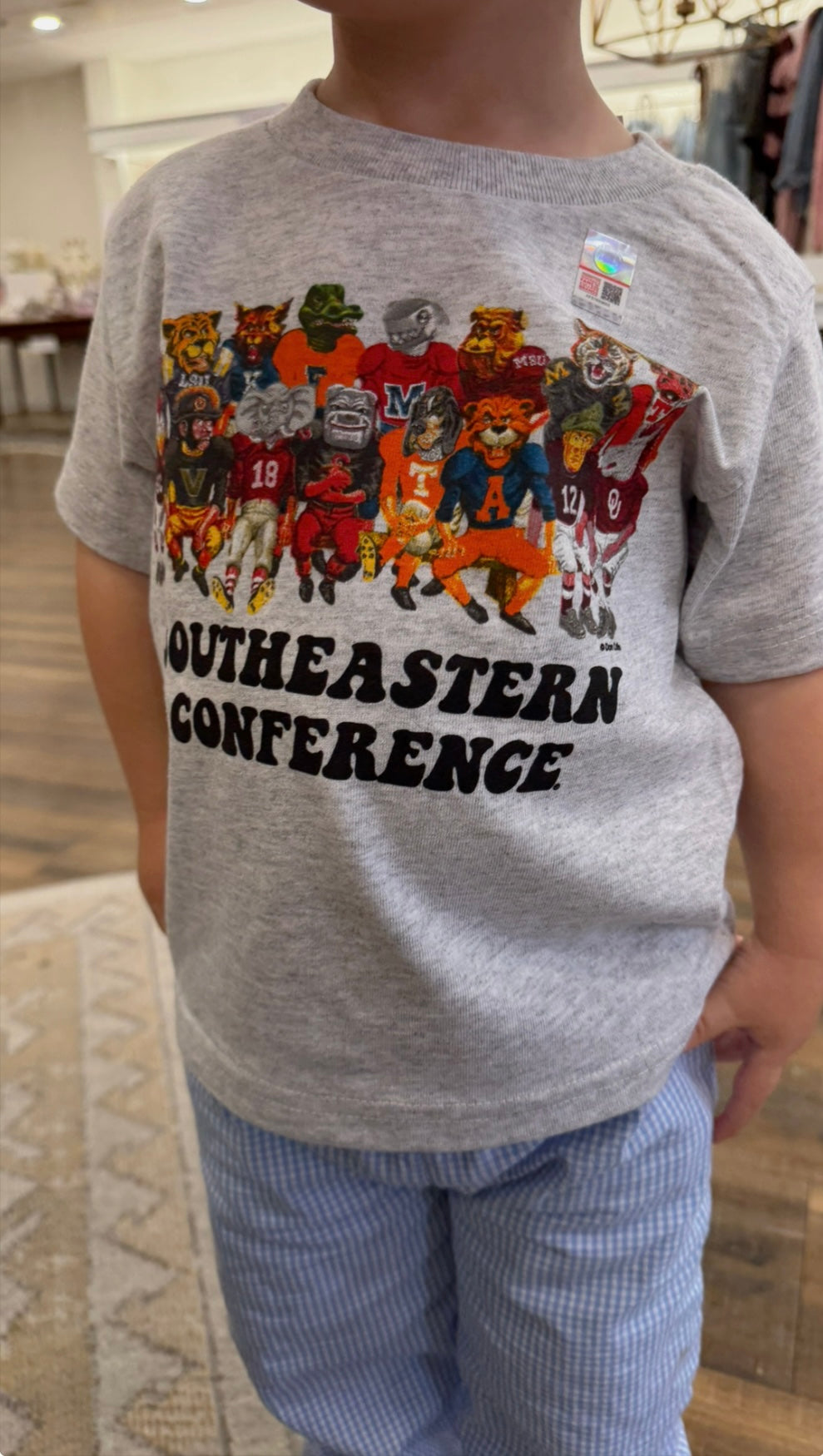 Southeastern conference toddler tee