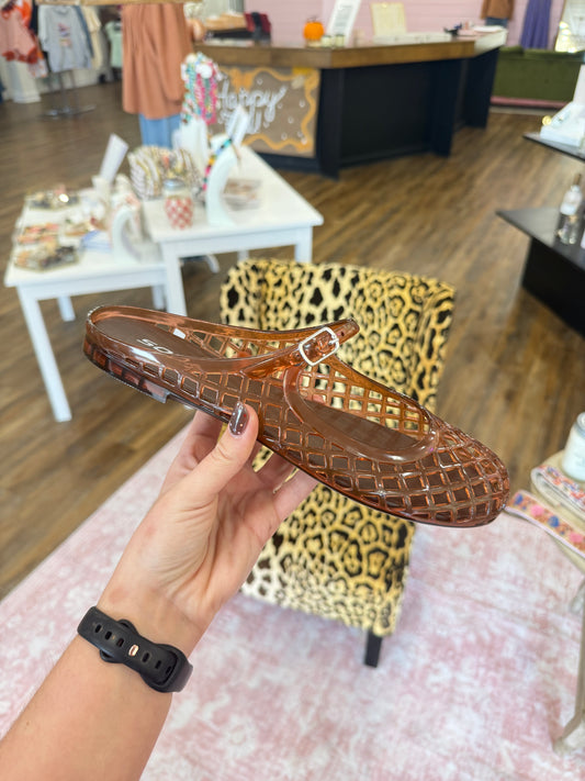 CC- Brown Jelly Flats
