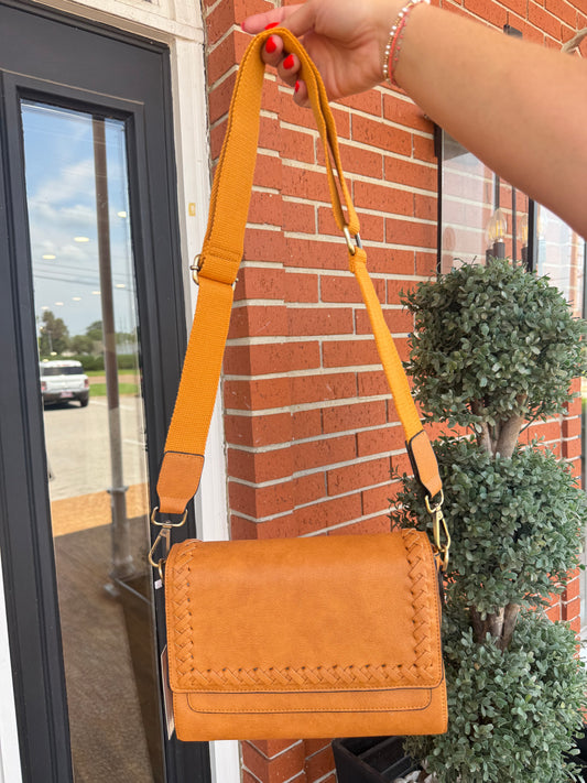 J&C- Mustard Crossbody Bag
