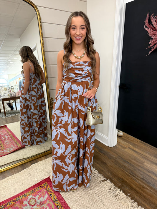 Coffee Leaf Jumpsuit