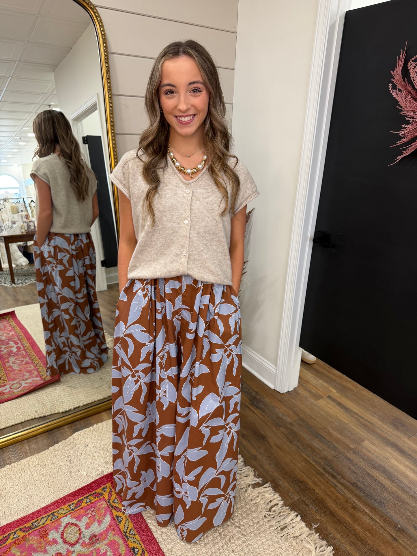 Coffee Leaf Jumpsuit