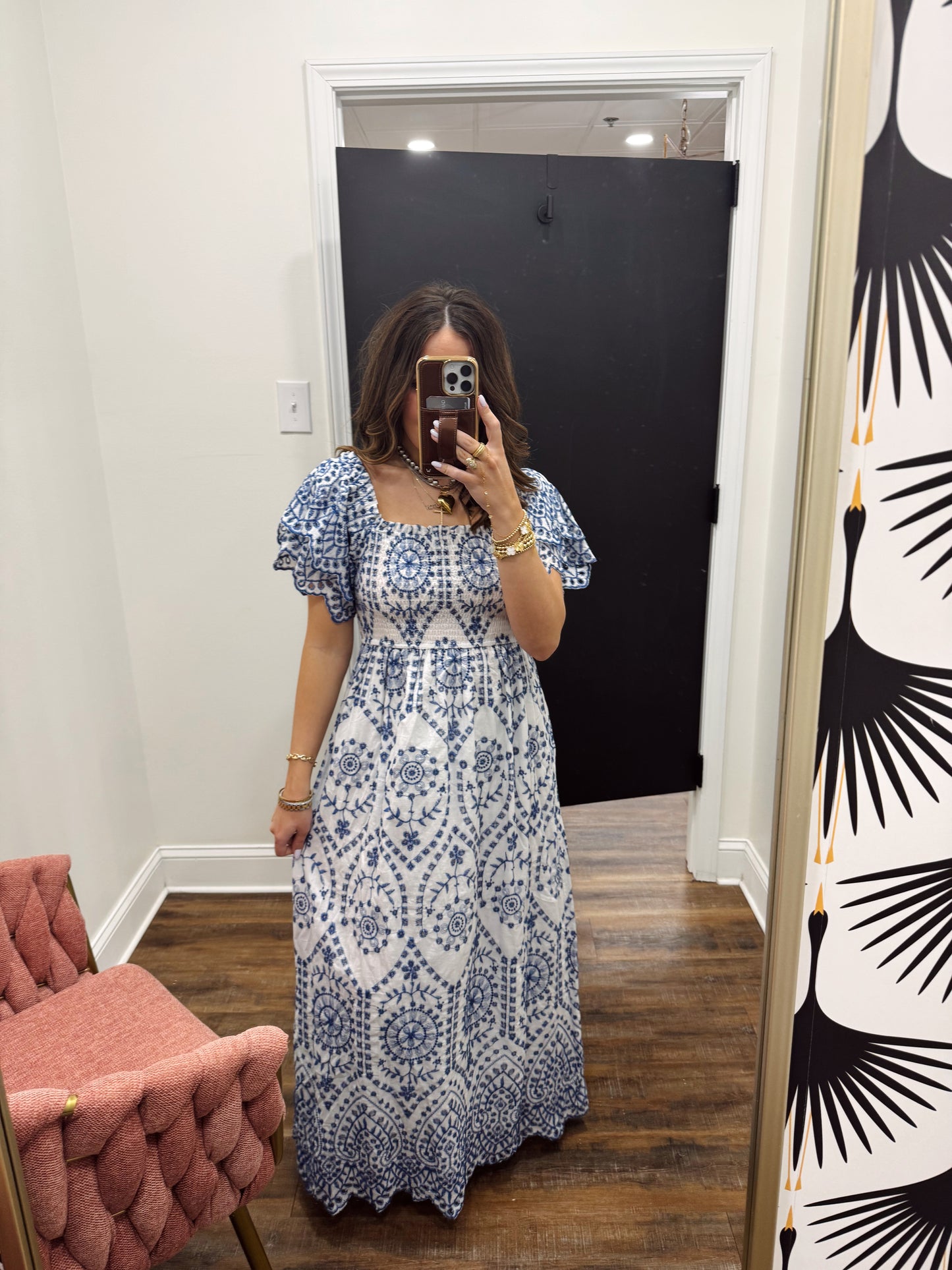 Chinoiserie Maxi Dress