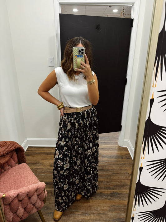 Fall Floral Pants