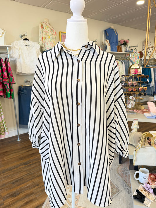 Oddi- Plus Relaxed B&W Top