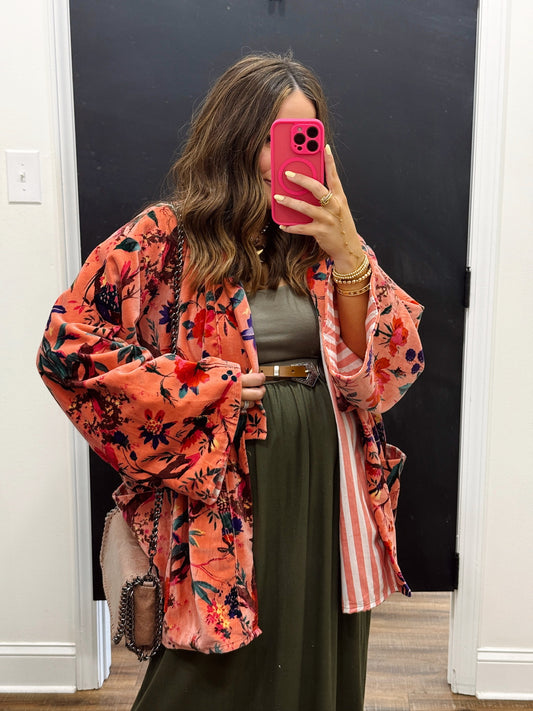 Floral Velvet Jacket