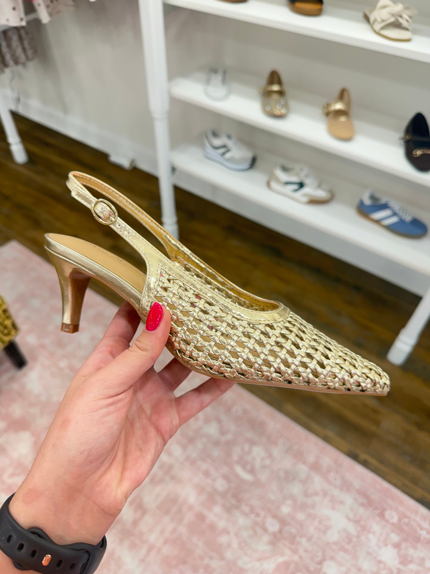 CC- Artisan Woven Kitten Heel