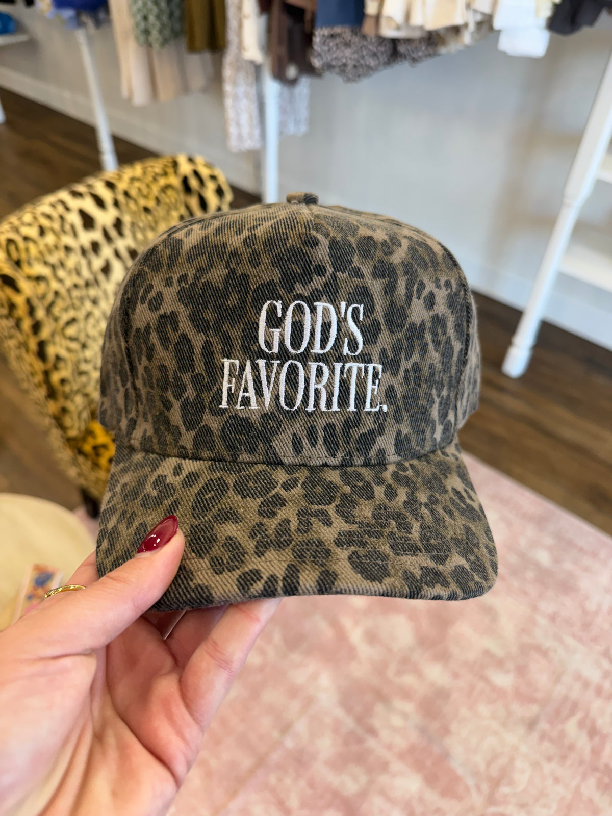 TH- God's Favorite Leopard Hat