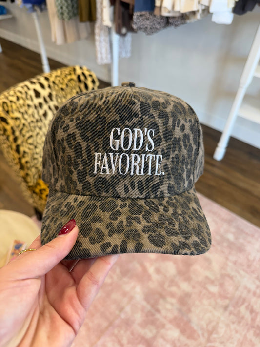 TH- God's Favorite Leopard Hat