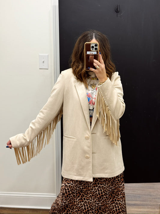 Show Me Your Mumu Sierra Fringe Jacket