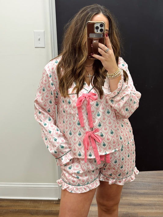 Trees & Trim PJ Set