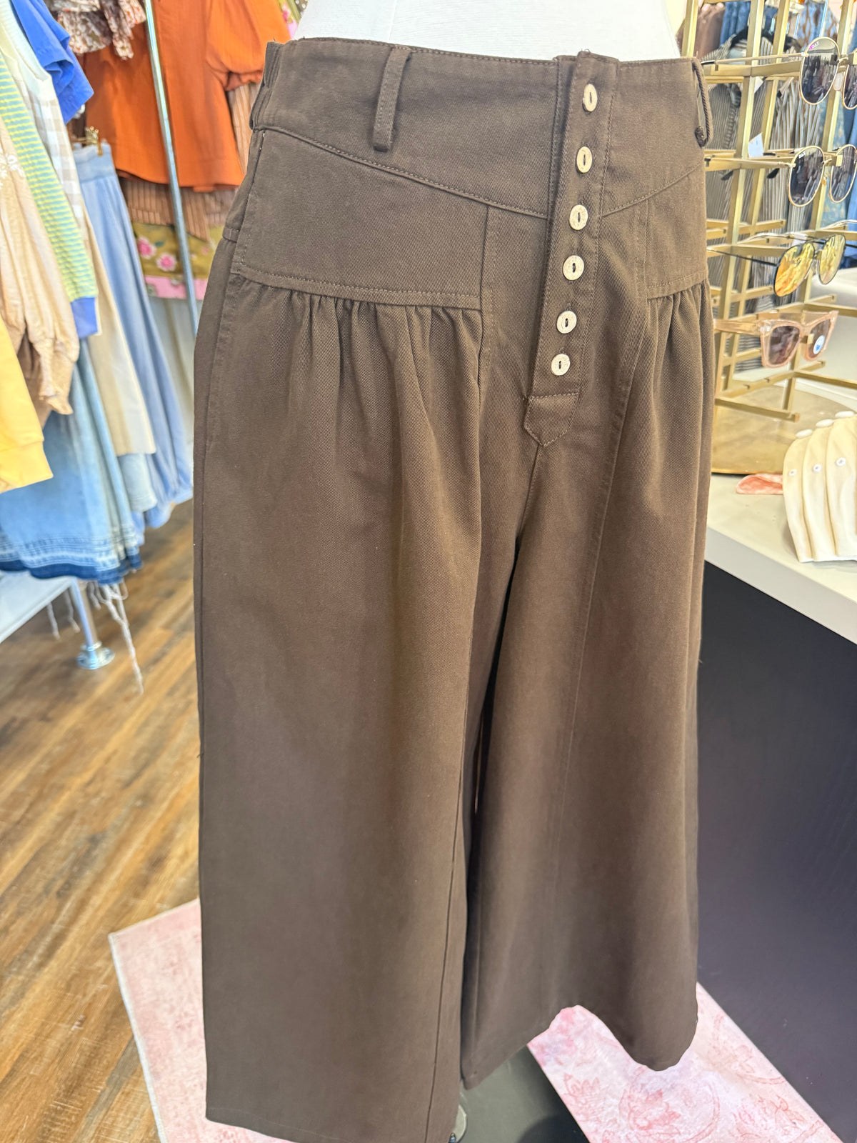 D&R- Espresso Cotton Twill Pants