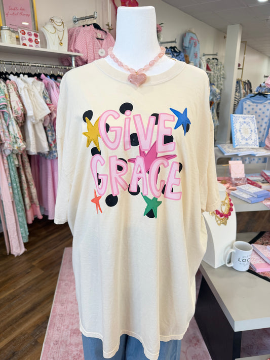 DDW- Plus Give Grace Tee