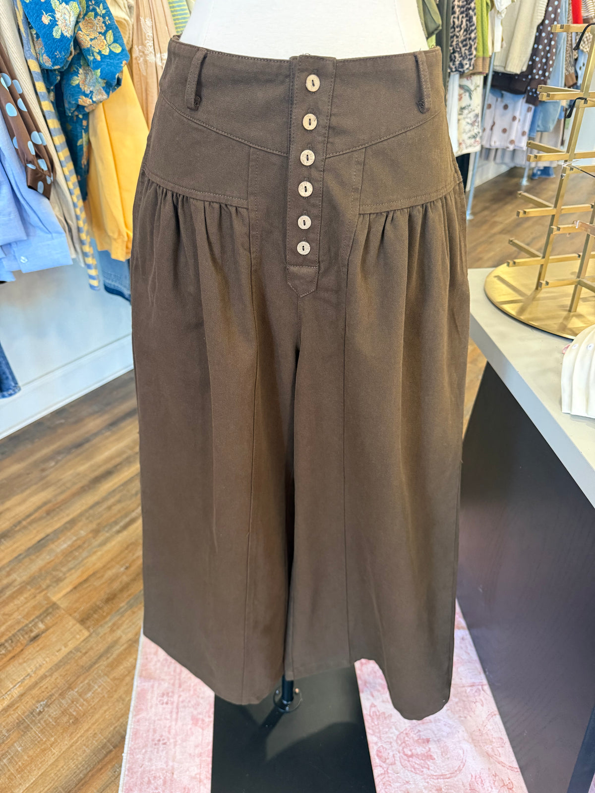 D&R- Espresso Cotton Twill Pants