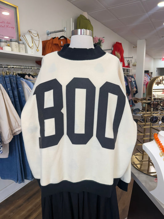 PL- Boo Reversible Mockneck