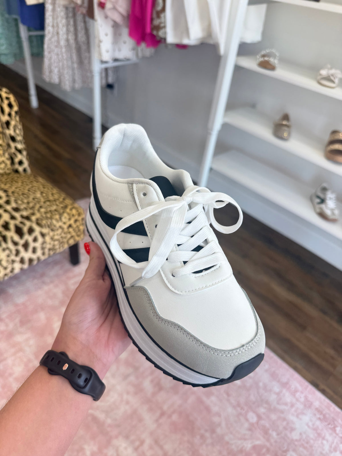 PD- Brenna Black Sneaker