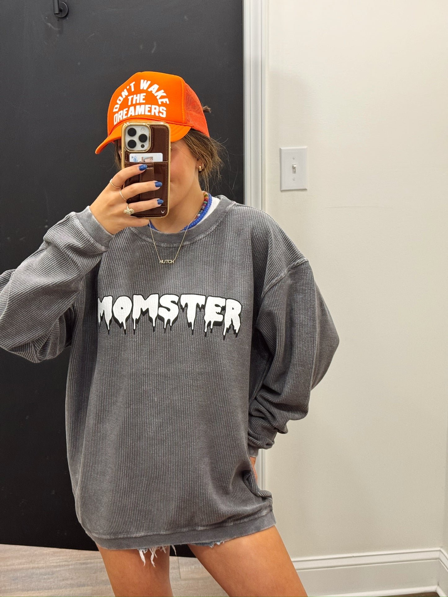 Momster Corded Sweatshirt