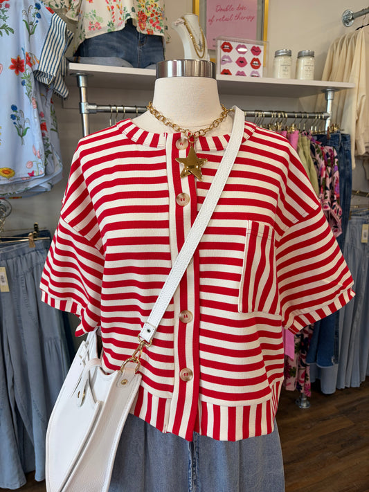 BP- Red Stripe Top