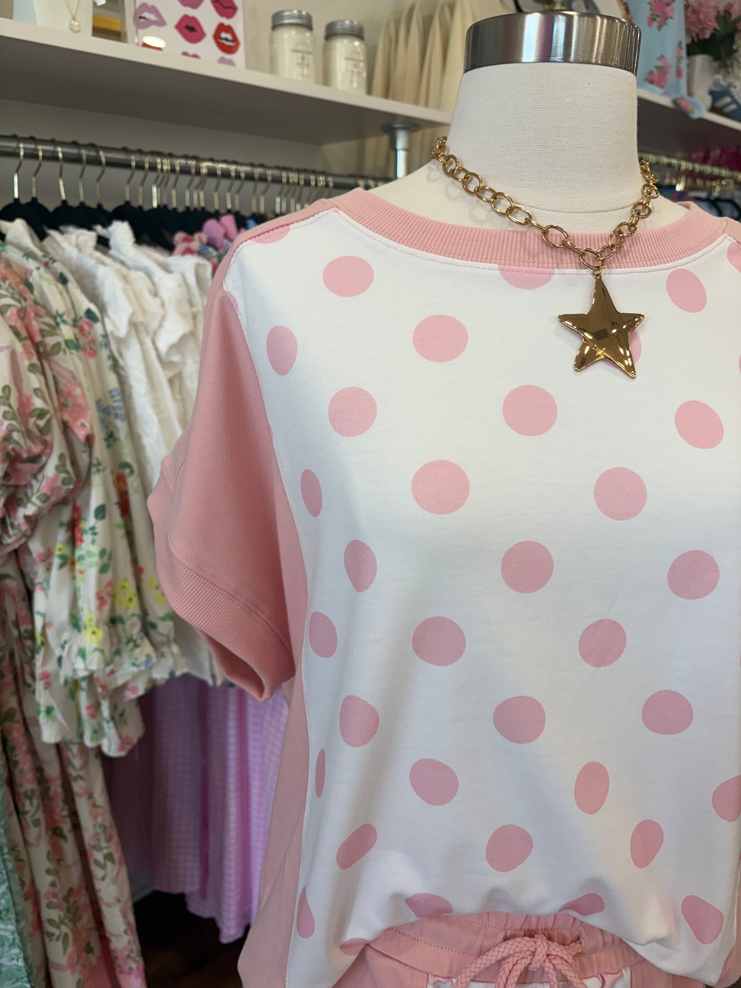 LAS- Pink Pants Set