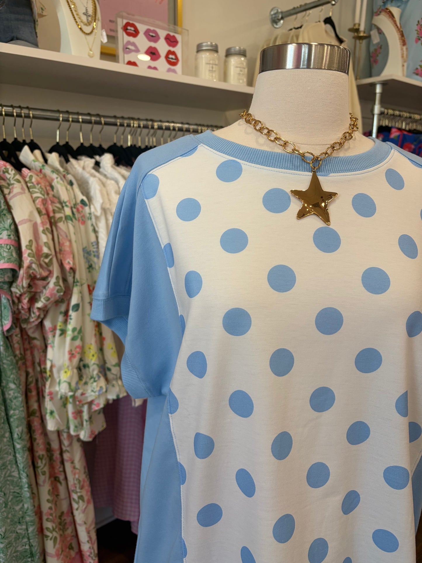 LAS- Sky Blue Pants Set