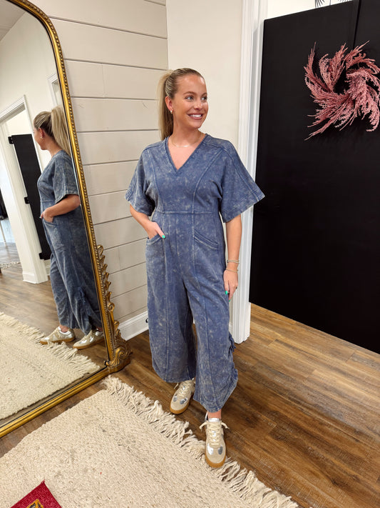 Drift In Blue Jumpsuit
