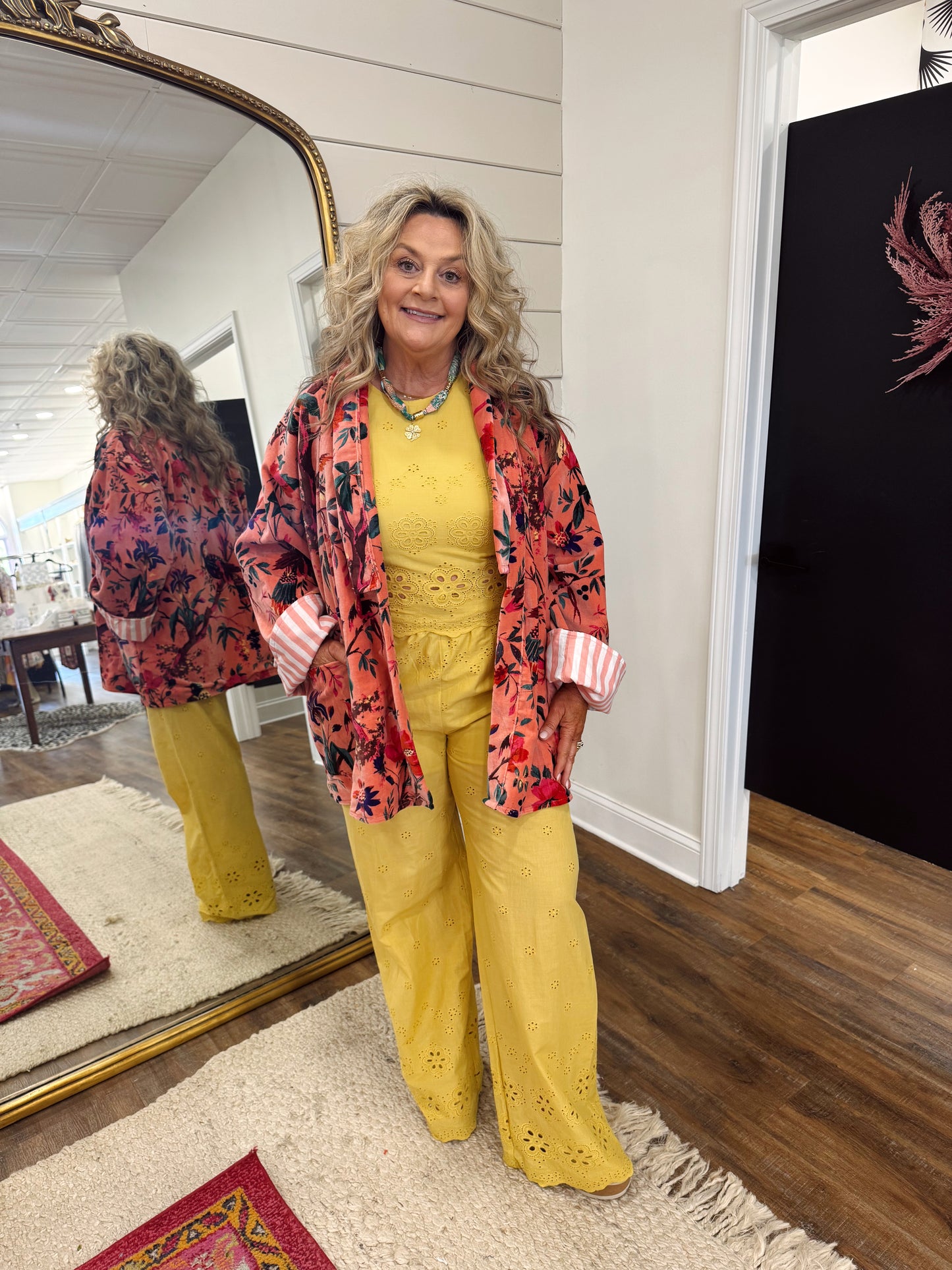Floral Velvet Jacket