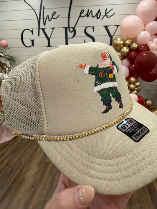 Rhinestone Trucker Hat Chain