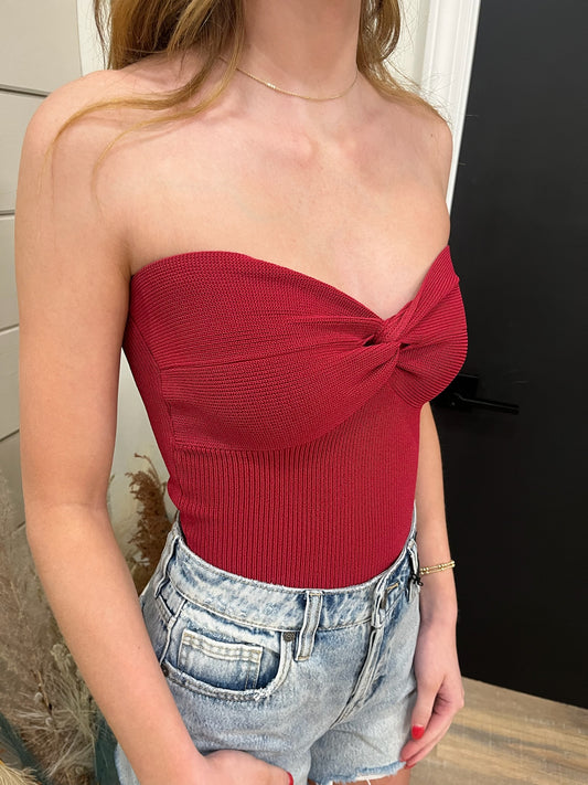 Holiday WKND Top - Red
